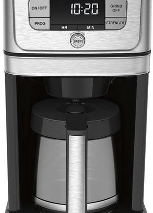 Cuisinart DGB-800C Fully Automatic 12-Cup Burr Grind & BrewTM Coffeemaker, Black/Silver, 1 Count, Silver