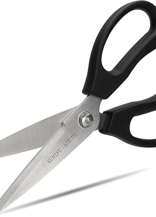 KUNIFU Kitchen Scissors, All Purpose Kitchen Shears, Heavy Duty Come Apart Scissors Gadgets Utensils - Black