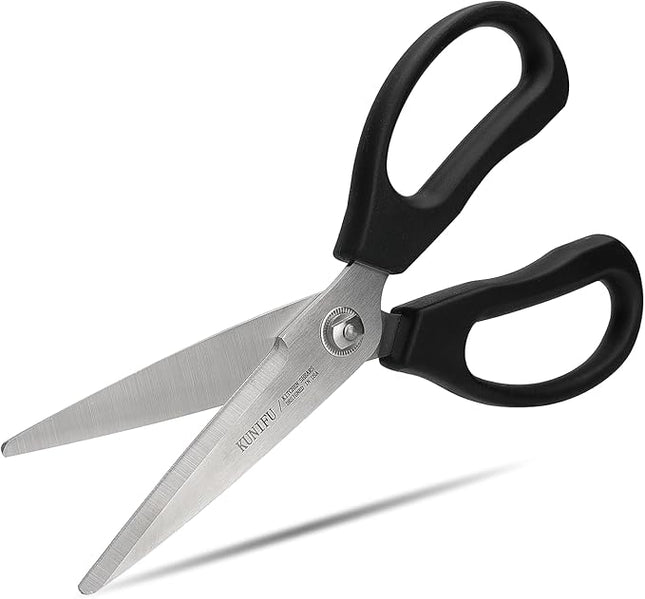 KUNIFU Kitchen Scissors, All Purpose Kitchen Shears, Heavy Duty Come Apart Scissors Gadgets Utensils - Black