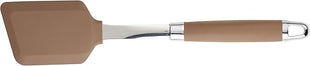 Anolon SureGrip Nonstick Silicone Spatula and Spoonula Set/Cooking Utensils, 2 Piece, Bronze