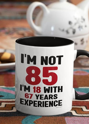 85th Birthday Gifts For Men, Women - Funny Mugs & Cups Ideas For Grandma, Presents For 85-year-old Man, Woman, Dad, Mom, 1940 Birthday Present For Grandma & Grandpa, Happy 85th Bday Decorations Gift