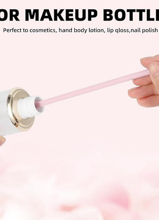 6 Pieces Multi Size Makeup Spatula, Beauty Spatula, Mini Small Silicone Spatula Set for Beauty and Kitchen, Tiny Scraper for Jar, Kitchen Bottles, Cosmetic (Pink)