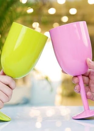 AMZUShome Stainless Steel Wine Glasses Cups.Double Walled Vacuum Insulated Wine Tumbler With Lid and Straw.Friendship,Christmas,Birthday Gifts for Women Men Friends Dad Mom(10oz Rose Gold)