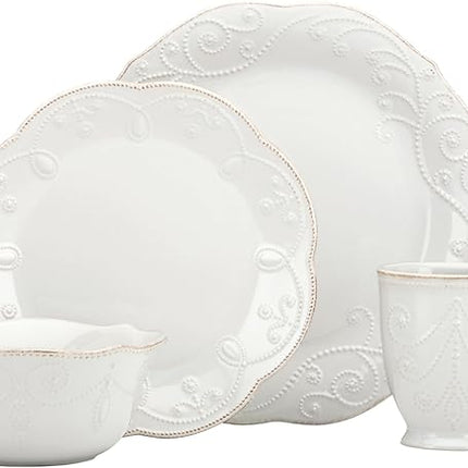Lenox French Perle 4-Piece Place Setting, 12 ounces