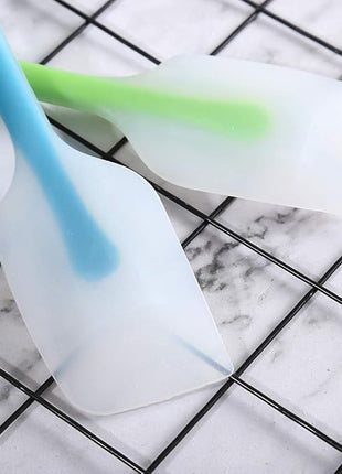 Silicone Spatula Set of 4 - Heat Resistant Flexible Spatula 450F with Stainless Steel Core - Food Grade Premium Good Grip Kitchen Utensils - Seamless, Heavy Duty, BPA Free, Dishwasher Safe