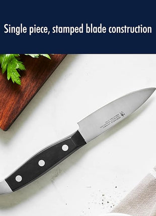 HENCKELS Statement Razor-Sharp 20-Piece White Handle Knife Set, Chef Knife, Bread Knife, German Engineered Knife Informed by over 100 Years of Mastery