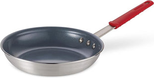 Tramontina Professional 10-Inch Ceramic Non Stick Frying Pan, Heavy-Gauge Aluminum Skillet with Nonstick Coating, Dishwasher and Oven Safe, Gray