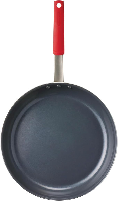 Tramontina Professional 14-Inch Ceramic Non Stick Extra Large Frying Pan, Heavy-Gauge Aluminum Skillet with Nonstick Coating, Dishwasher and Oven Safe, Gray