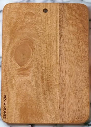 Vesta Homes Wooden Cutting/Chopping/Serving Board, Platter for Vegetables, Cheese and Charcuterie | Mango Wood | 11 * 8 Inches | Handcrafted in India