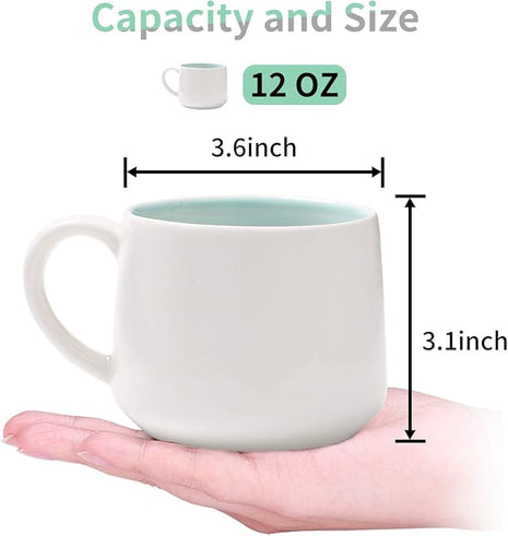 Surprise 3D Coffee Mug Animal Inside 12 oz with Rabbit,Cute Cartoon Handmade Ceramics Cup,Christmas Birthday Surprise for Friends Family or Kids (Rabbit)