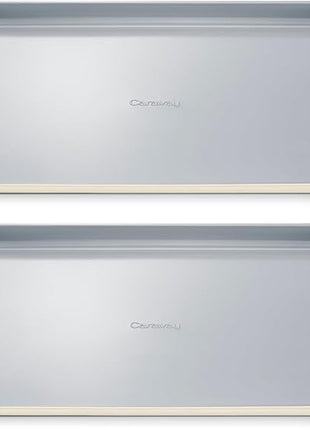 Caraway Non-Stick Ceramic Large Baking Sheet Duo - Naturally Slick Ceramic Coating - Non-Toxic, PTFE & PFOA Free - Perfect for Baking, Roasting, and More - Large (18" x 13") - Cream