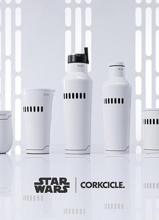 Corkcicle Classic Coffee Mug - Triple Insulated Stainless Steel for Travel - Shatter-Proof Lid - Keeps Drink Hot Over 3 Hours - Holiday Mug Gift - Great for Gifting Warmth - 16 oz - Stormtrooper