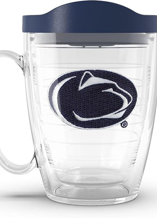 Tervis Made in USA Double Walled Penn State University Nittany Lions Insulated Tumbler Cup Keeps Drinks Cold & Hot, 16oz Mug, Primary Logo