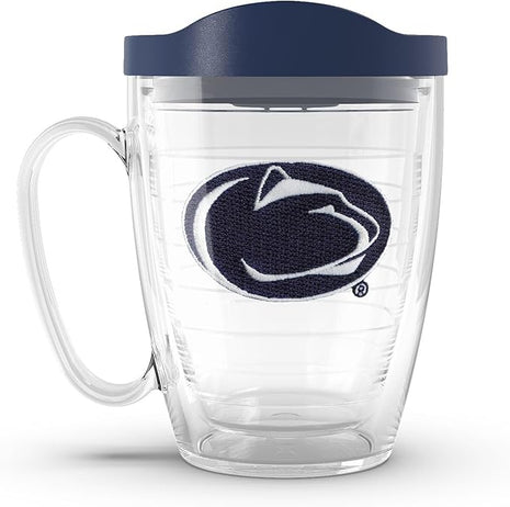 Tervis Made in USA Double Walled Penn State University Nittany Lions Insulated Tumbler Cup Keeps Drinks Cold & Hot, 16oz Mug, Primary Logo