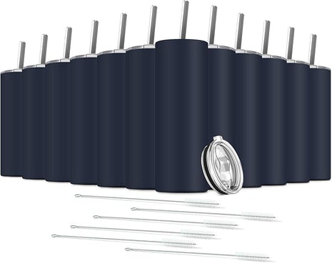 Tumbler with Straw and Lid, Insulated Coffee Travel Mug Tumbler 20 oz Stainless Steel Double Wall Reusable for Iced Drink, Women and Men Gift, Home Office, Outdoor