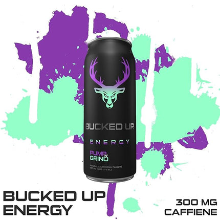 Bucked Up Energy Drink 300mg (Pump N Grind) (12 CT)