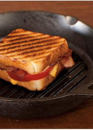 Lodge Cast Iron Grill Pan, 10.25-inch