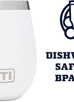 YETI Rambler 10 oz Wine Tumbler, Vacuum Insulated, Stainless Steel, 2 Pack