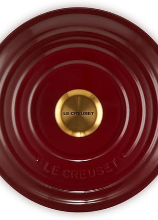 Le Creuset Enameled Cast Iron Signature Round Dutch Oven, 4.5 qt., Rhone