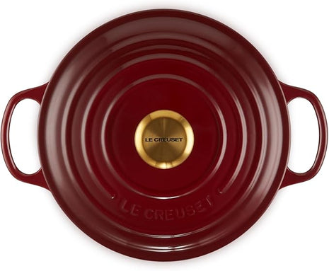 Le Creuset Enameled Cast Iron Signature Round Dutch Oven, 4.5 qt., Rhone