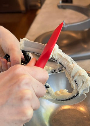 Silicone Spatula ONE Mixer Beater Scraper and Spatula, Black