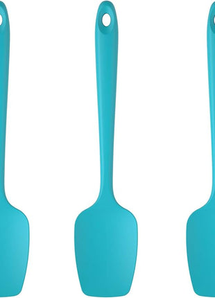 U-Taste Silicone Spoon Spatula Set, 600ºF High Heat Resistant Food Grade Flexible Rubber Scraper, Cooking Mixing Baking Kitchen Utensils Set of 3 (Marrs Green)