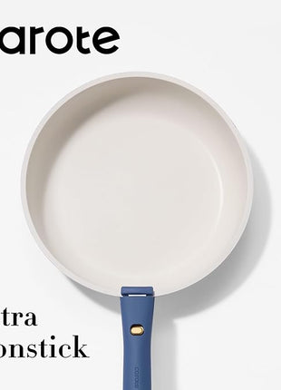 CAROTE 17pcs Pots and Pans Set, Nonstick Cookware Set Detachable Handle, Induction Kitchen Cookware Sets Non Stick with Removable Handle, RV Cookware Set, Oven Safe