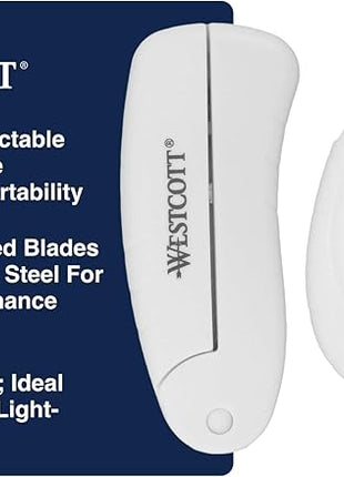 Westcott Titanium-Bonded Minis for Crafts and Sewing, Including Scissors for Fabric and Paper and Rotary Cutter, 2-Piece Set
