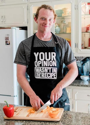 ApronMen - Funny Apron For Men - BBQ Gifts for Men & Unique Gifts for Fathers - Mens Aprons for Grilling