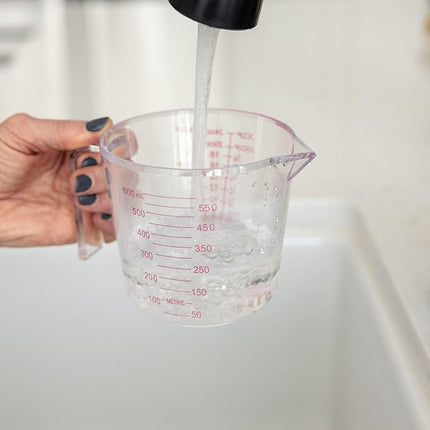Better Houseware 2.5 Cup Measuring Cup, Clear Plastic Measuring Cup for Liquids, 20 oz, Kitchen Essential Plastic Measuring Cups for Baking & Cooking, Ounce Measuring Cup, Clear