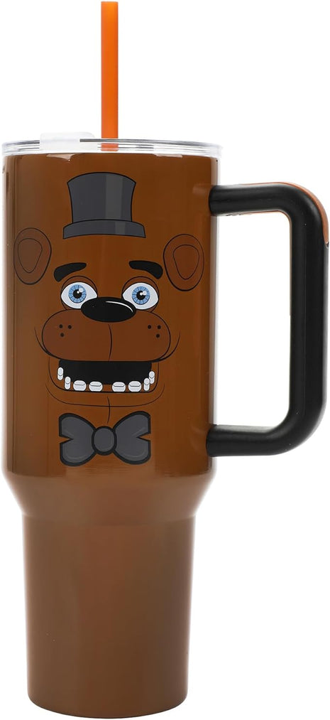 Bioworld Five Nights at Freddy's Freddy Fazbear 40 Oz Stainless Steel Tumbler