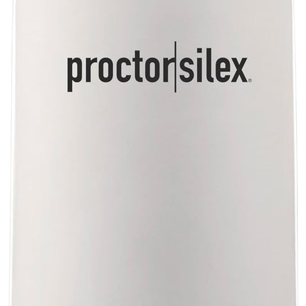 Proctor Silex Electric Coffee Grinder for Beans, Spices and More, Stainless Steel Blades, 12 Cups, White