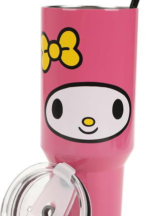 Bioworld My Melody 40 Oz Stainless Steel Tumbler with Handle