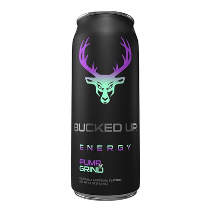 Bucked Up Energy Drink 300mg (Pump N Grind) (12 CT)