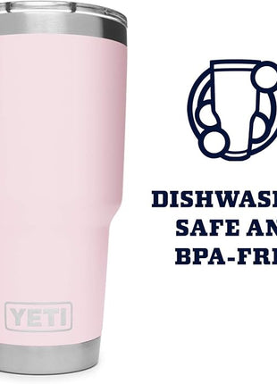 YETI Rambler 30 oz Stainless Steel Vacuum Insulated Tumbler w/MagSlider Lid
