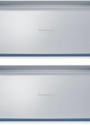 Caraway Non-Stick Ceramic Large Baking Sheet Duo - Naturally Slick Ceramic Coating - Non-Toxic, PTFE & PFOA Free - Perfect for Baking, Roasting, and More - Large (18" x 13") - Slate