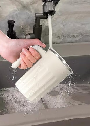 Self Stirring Mug,Self Stirring Coffee Mug,Suitable for Coffee, Milk, Cocoa and Other Beverages (Cream-temperature, 12 Ounces)