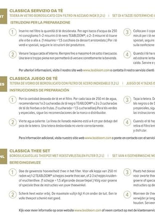 Teabloom All-in-One Glass Teapot and Tea Kettle – Heatproof Borosilicate Glass Tea Maker with Removable Stainless Steel Loose Tea Infuser – Classica Stovetop Tea Pot (40 oz / 1200 ml)