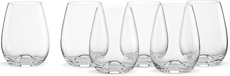 Lenox Tuscany Classics Stemless Glass Set, Buy 4 Get 6, 2.6 LB, Clear