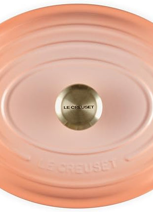 Le Creuset Enameled Cast Iron Signature Oval Dutch Oven, 6.75qt., Peche