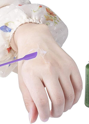 Mini Spatula Silicone Spatula Set - 4pcs Small Makeup Scrapers for Cosmetics, Reusable Beauty Tiny Tools, Thin Jar Scraper, Get the Last of the Makeup Out of the Bottle(Candy Colors)