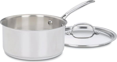 Cuisinart Saucepan w/Cover, Chef's-Classic Stainless Steel Cookware Collection, 3-Quart, 7193-20