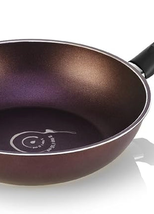 TECHEF - Art Pan Collection Wok/Stir-Fry Pan, Coated 5 times with Teflon Select Non-Stick Coating (PFOA Free) - Made in Korea (12 IN with Lid)