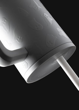 Simple Modern Halloween 40 oz Tumbler with Handle and Straw Lid | Leak-Proof Insulated Stainless Steel Water Bottle Travel Mug | Gifts for Women Men Him Her | Trek Signature | Cute Ghosts