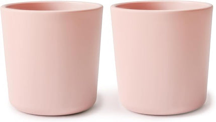 mushie Dinnerware Cups For Kids | Made in Denmark, Set of 2 (Blush)