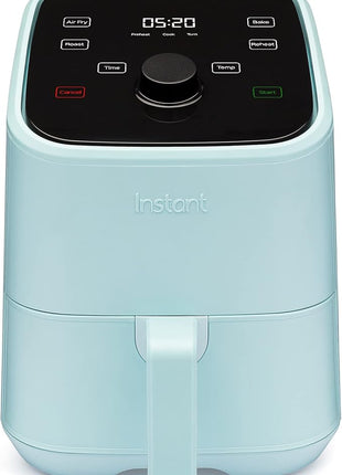 Instant Pot Vortex 2QT Mini Air Fryer,Small Air fryer that Crisps,Reheats, Bakes,Roasts for Quick Easy Meals,Includes over 100 In-App Recipes, is Dishwasher-Safe, from the Makers of Instant Pot, Aqua