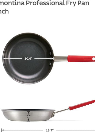 Tramontina Professional 10-Inch Ceramic Non Stick Frying Pan, Heavy-Gauge Aluminum Skillet with Nonstick Coating, Dishwasher and Oven Safe, Black