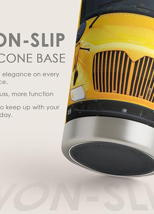 SANDJEST Bus Driver Tumbler - School Bus 20 oz Stainless Steel Double Wall Vacuum Tumblers Coffee Travel Mug - Thermal Cups Birthday, Christmas, Back To School Gifts for Men, Women, Friends, Besties