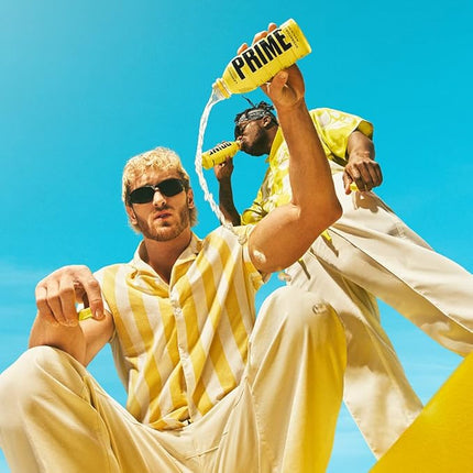 PRIME Hydration LEMONADE, Sports Drinks, Electrolyte Enhanced for Replenishing Fluids, 250mg BCAAs, B Vitamins, Antioxidants, Low Sugar, 16.9 Fl Oz, 12 Pack