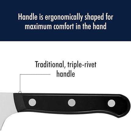 HENCKELS Solution Razor-Sharp 2-pc Knife Set, Santoku Knife 5 Inch, Santoku Knife 7 Inch, German Engineered Informed by 100+ Years of Mastery, Stainless Steel